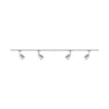 Paulmann No. 96897 URail Schienensystem Set Cover Chrom matt G10 max. 4x10W