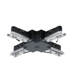 Paulmann No. 96908 URail schwarzes Schienensystem X-Verbinder schwarz 230 V
