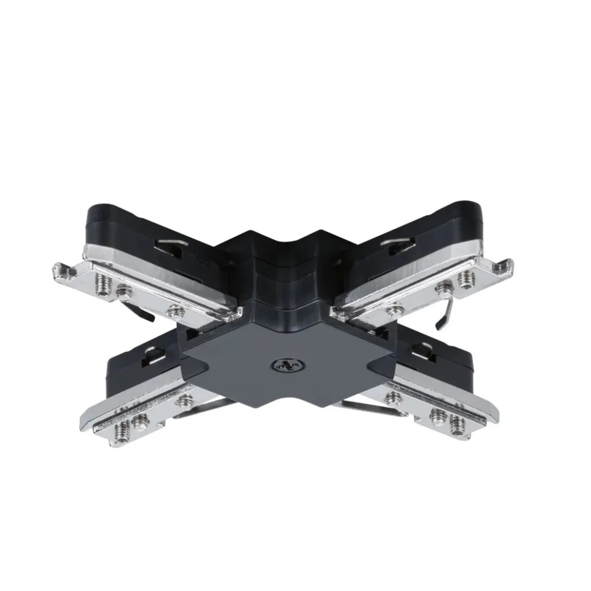 Paulmann No. 96908 URail schwarzes Schienensystem X-Verbinder schwarz 230 V