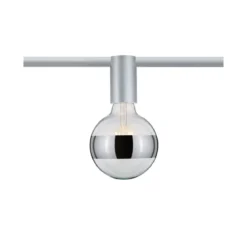 Paulmann No. 94973 URail Spot Ceiling Socket E27 Chrom matt dimmbar ohne Leuchtmittel