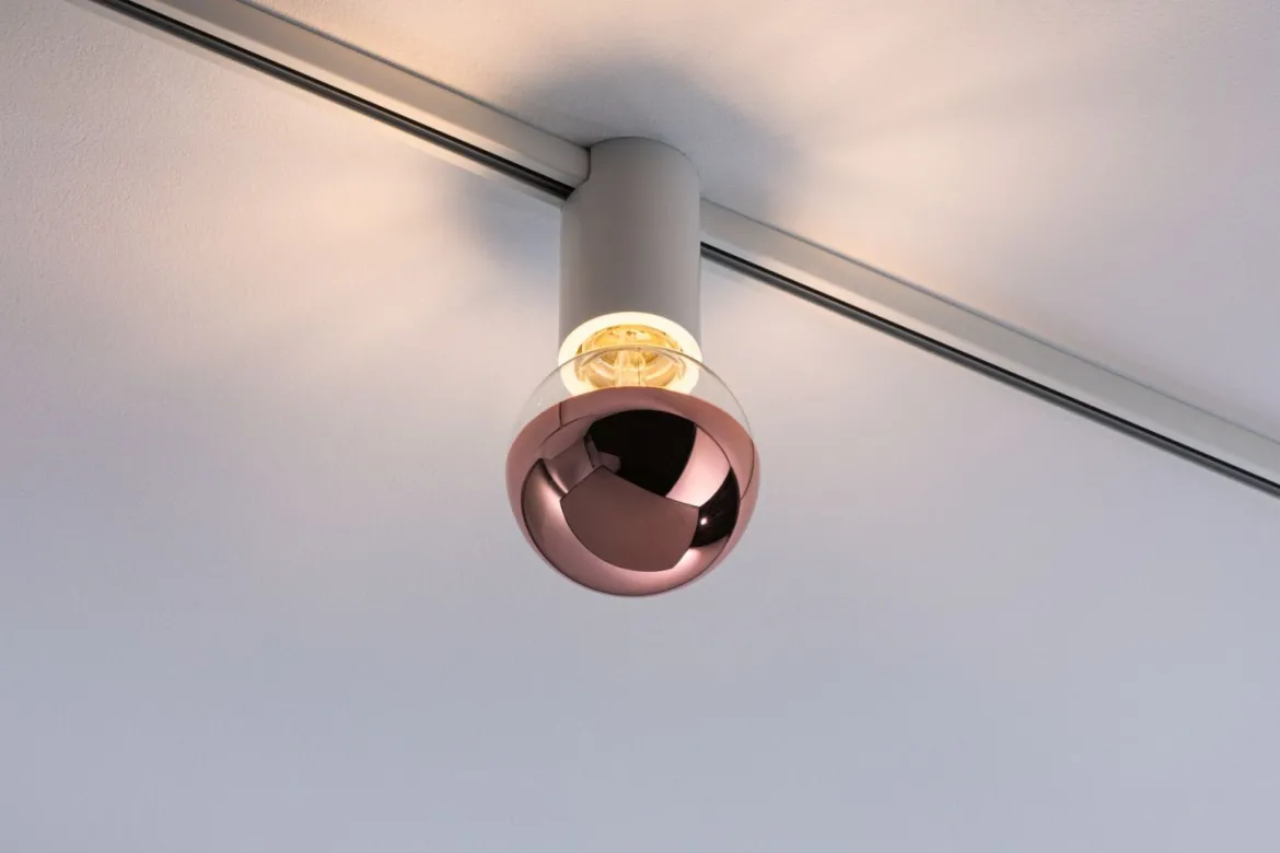 Paulmann No. 94974 URail Spot Ceiling Socket E27 Weiß dimmbar ohne Leuchtmittel