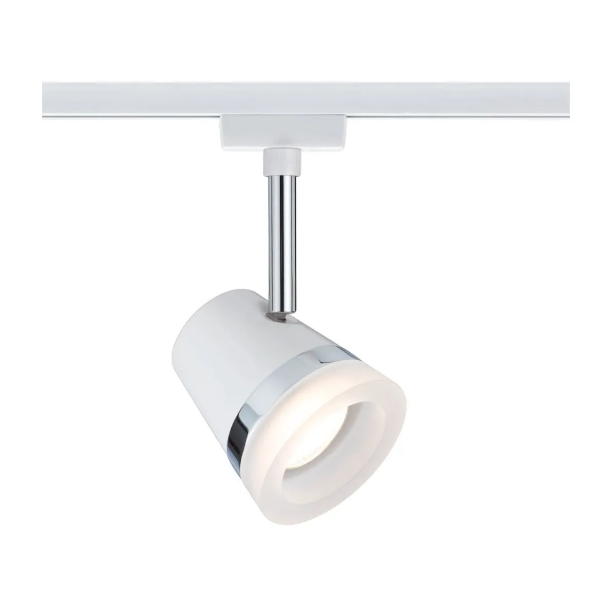 Paulmann No. 95362 URail Spot Cone Weiß,Chrom ohne Leuchtmittel, max. 10W GU10