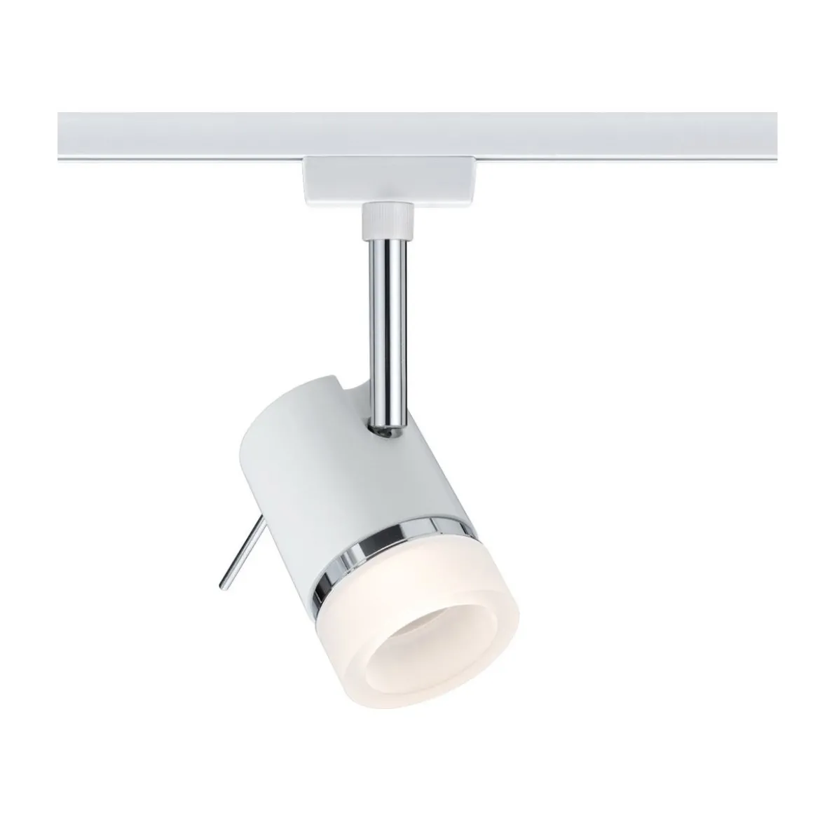 Paulmann No. 95363 URail Spot Pipe Weiß,Chrom ohne Leuchtmittel, max. 10W GU10
