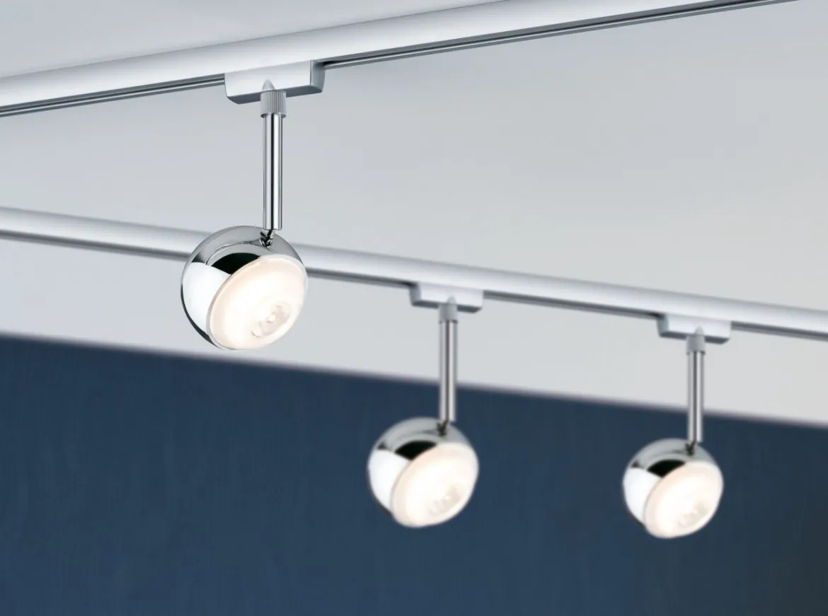 Paulmann No. 95455 URail System LED Spot Capsule II Chrom matt, Chrom 230V Metall dimmbar