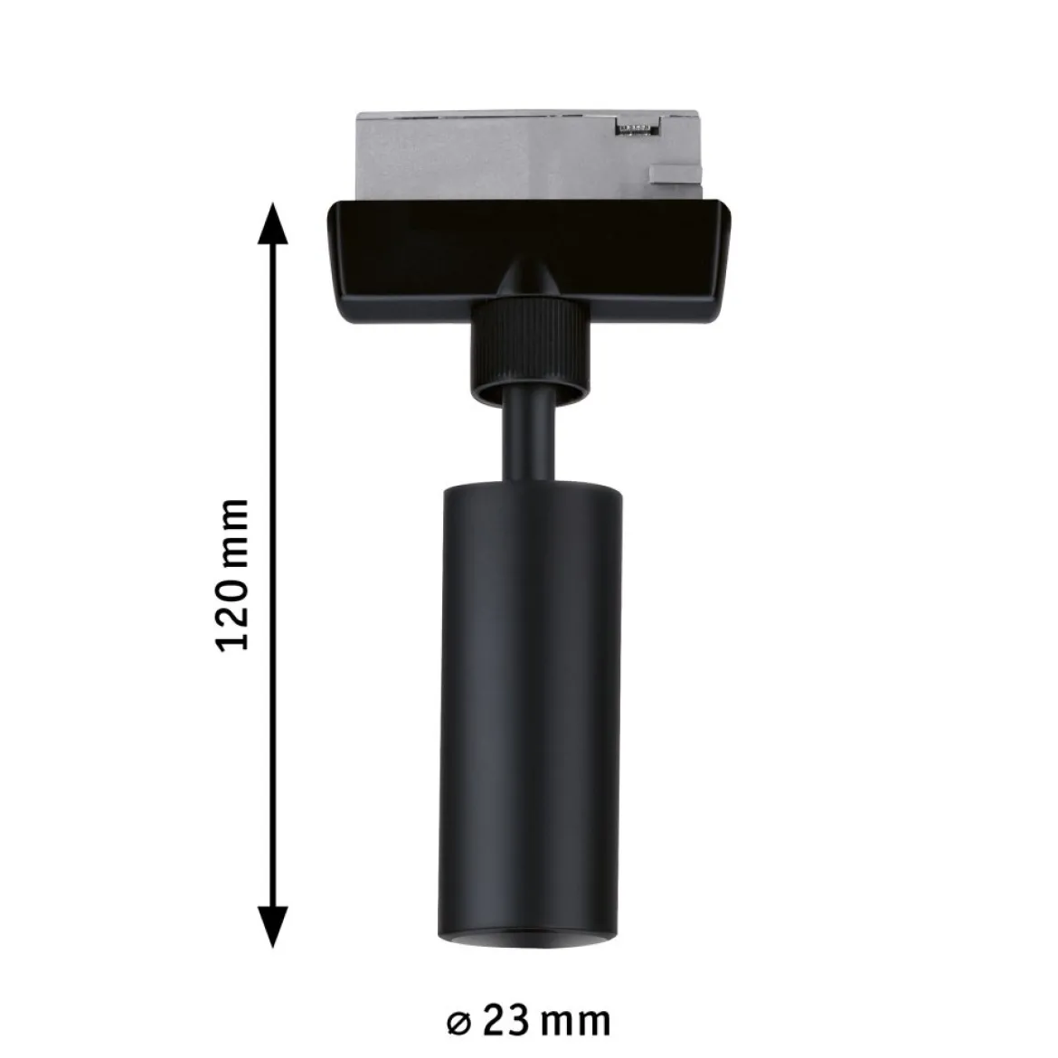 Paulmann No. 96914 URail Universal Pendel Adapter Schwarz Metall Kunststoff