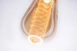 Paulmann No. 28829 Vintage-Kolben ST64 Inner Glow E27 Gold Spiralmuster dimmbar