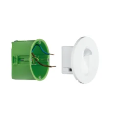 Paulmann No. 92925 Wandeinbauleuchte LED 2,7W rund Weiß mit Bewegungssensor