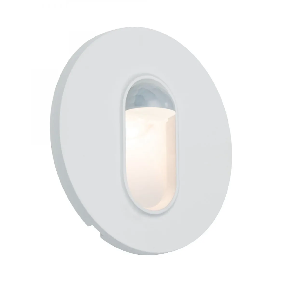 Paulmann No. 92925 Wandeinbauleuchte LED 2,7W rund Weiß mit Bewegungssensor