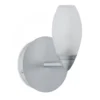 Paulmann No. 70838 Wandleuchte Carina IP44 1-flammig Chrom matt ohne Leuchtmittel, max. 28W G9