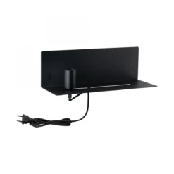 Paulmann No. 78920 Wandleuchte mit Ablage Devara E27 max.40W schwarz