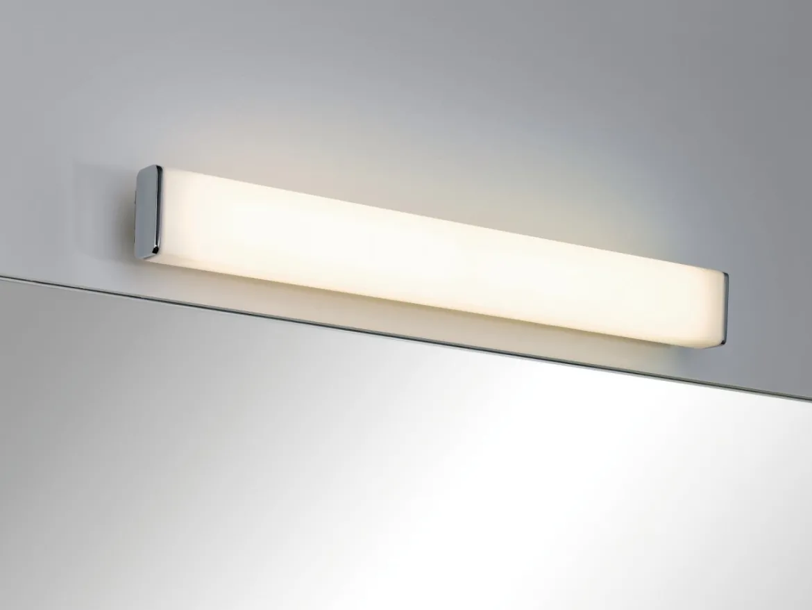 Paulmann No. 70464 Wand- und Spiegelleuchte Nembus LED IP44 9W Chrom, Weiß, Metall, Acryl