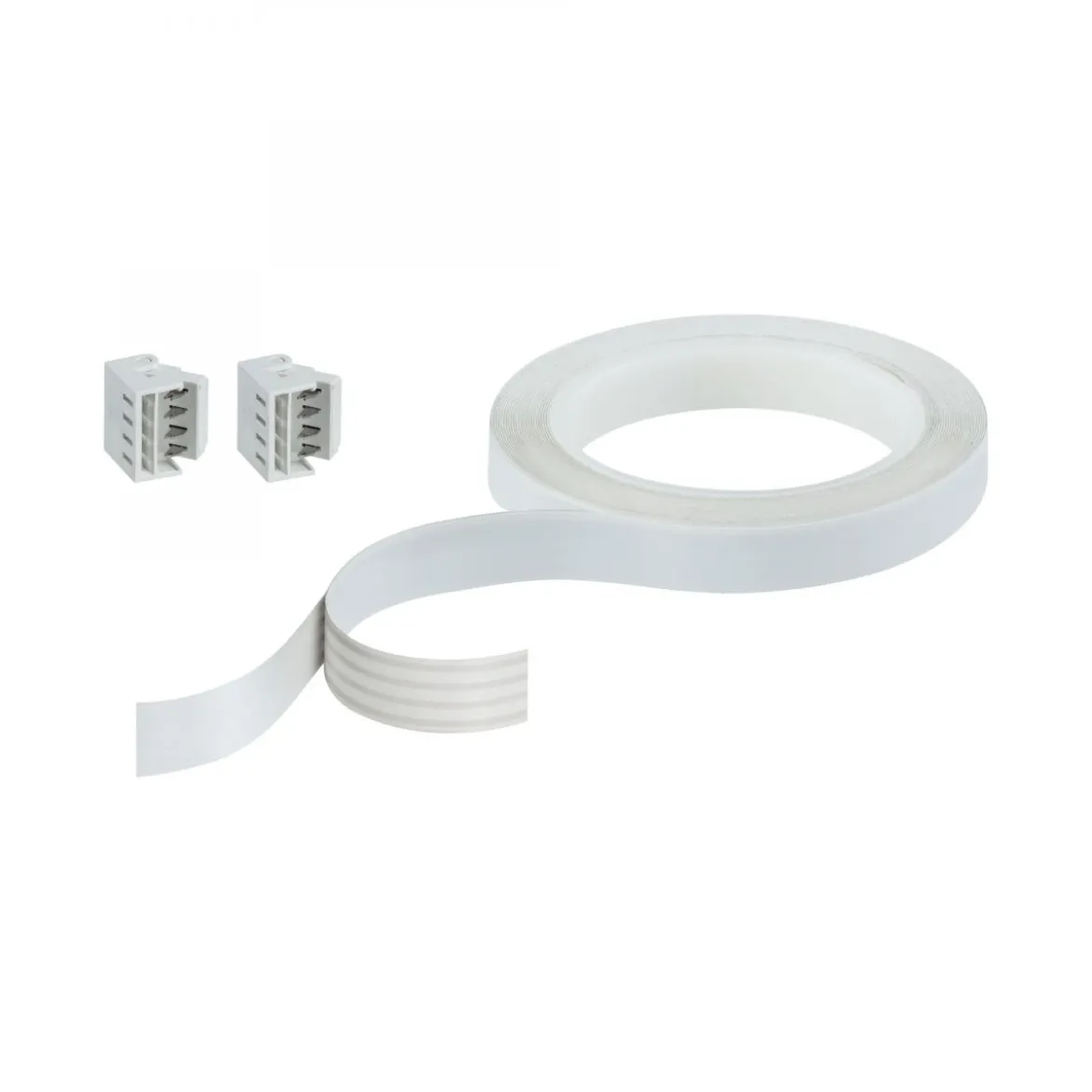 Paulmann No. 70486 YourLED Flat Verbinder kürzbar Weiß 3m inkl. Steckverbinder