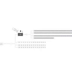 Paulmann No. 70202 YourLED RGB-Control mit IR-Fernbedienung Weiß, Kunststoff