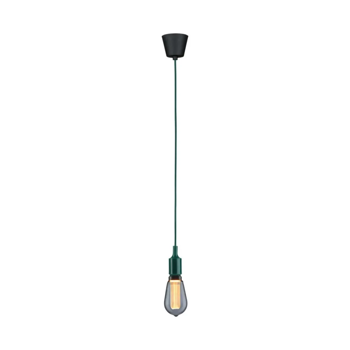 Paulmann 78429 Pendelleuchte Ketil E27 max. 60W grün schwarz