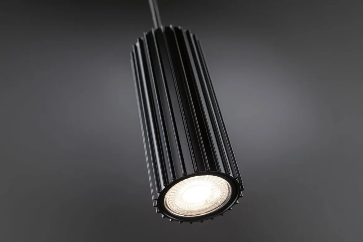 Paulmann 94918 Pendelleuchte Lirena 1-flammig Schwarz GU10 max.10W