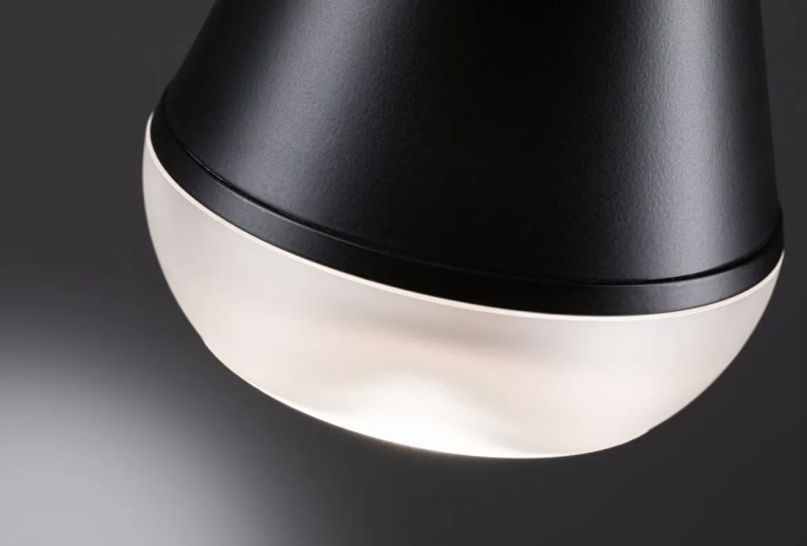 Paulmann 76990 Pendelleuchte Luia Satin Schwarz GU10 max. 10W IP44