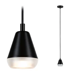 Paulmann 76990 Pendelleuchte Luia Satin Schwarz GU10 max. 10W IP44