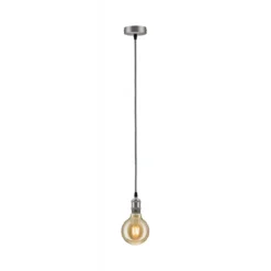 Paulmann 50385 Pendelleuchte Neordic Eldar E27 Grau Nickel