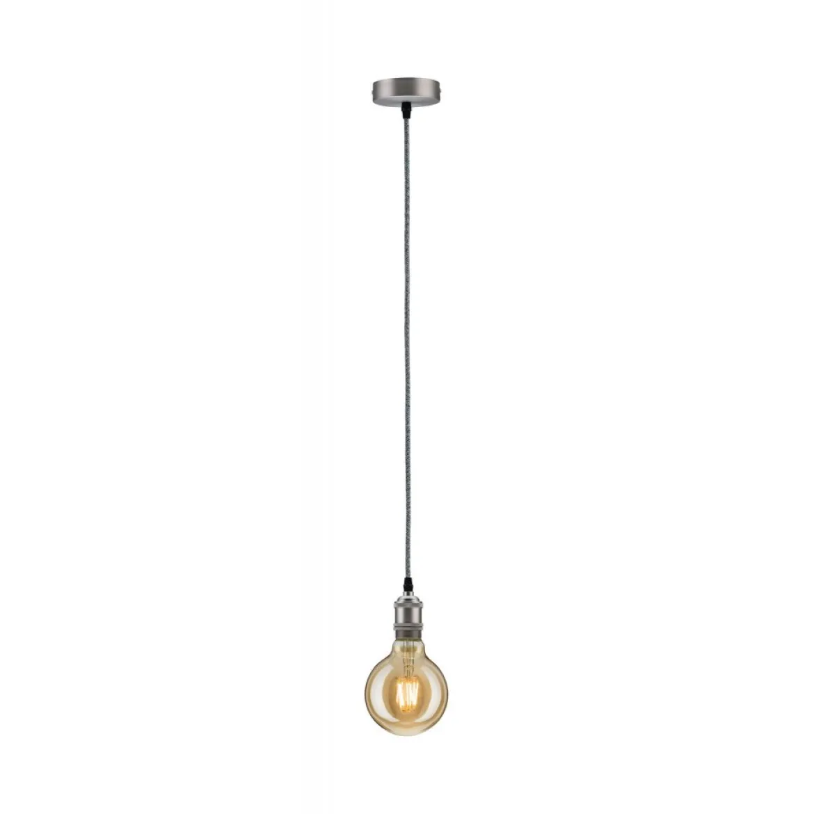 Paulmann 50385 Pendelleuchte Neordic Eldar E27 Grau Nickel