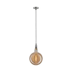 Paulmann 50385 Pendelleuchte Neordic Eldar E27 Grau Nickel