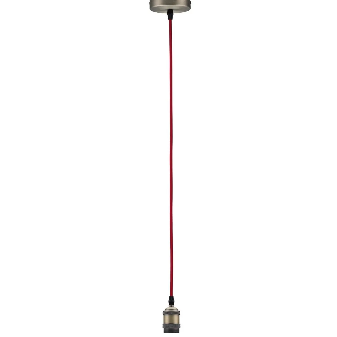 Paulmann 50386 Pendelleuchte Neordic Eldar E27 Rot Nickel