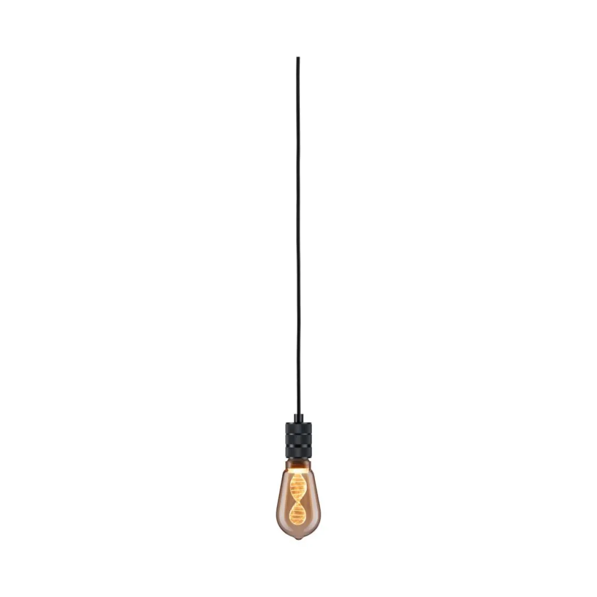 Paulmann 78436 Pendelleuchte Tilla E27 max. 20W inkl. Stecker Schwarz