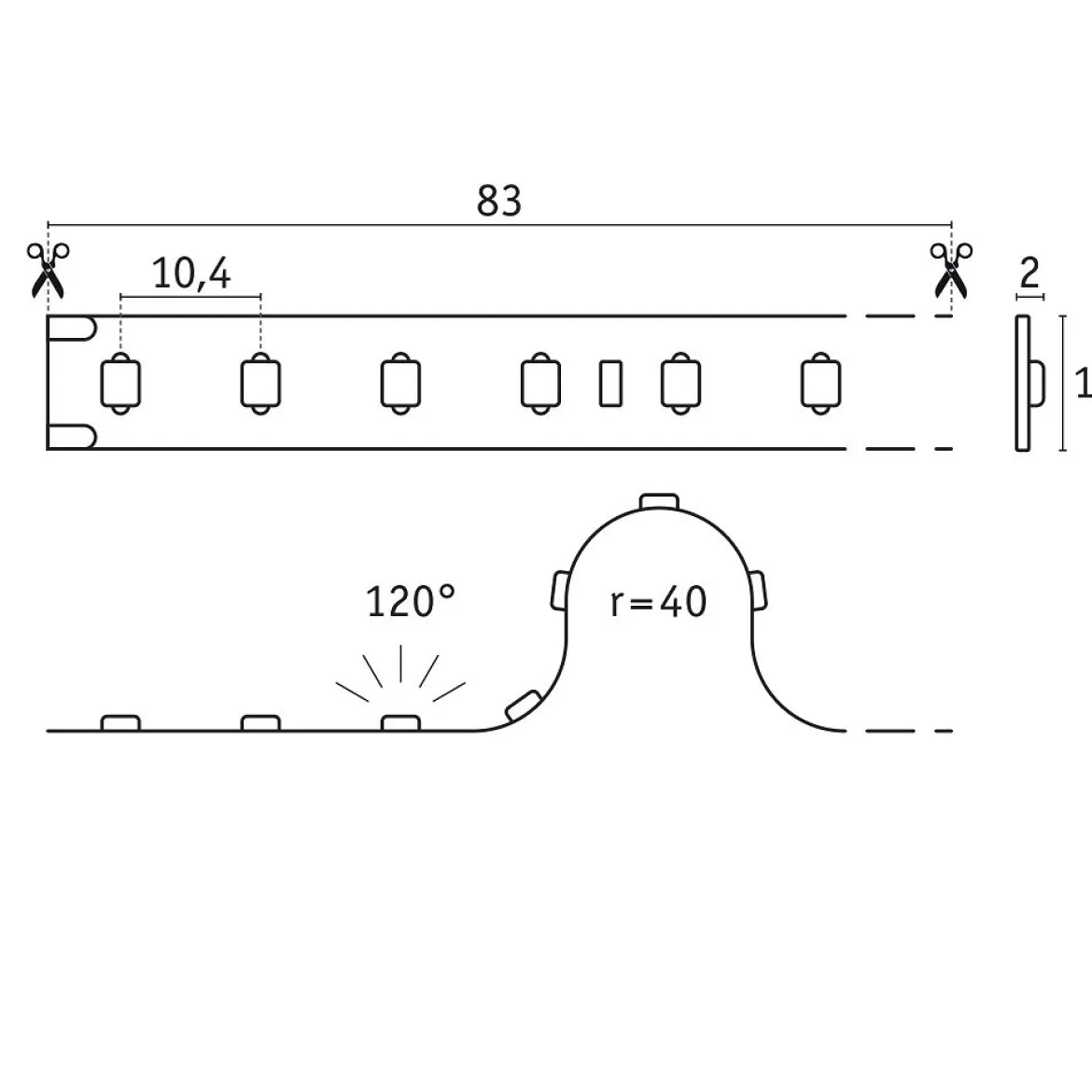 Paulmann 76017 Pro LED Strip Silver P75 830 3000K 24V 5m