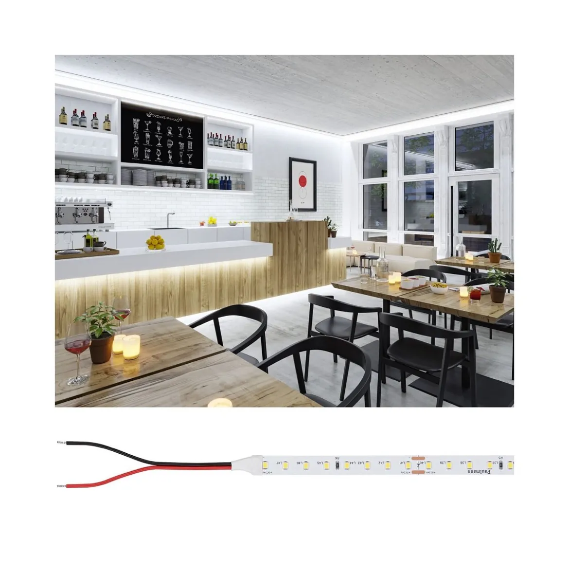 Paulmann 76018 Pro LED Strip Silver P75 840 4000K 24V 5m