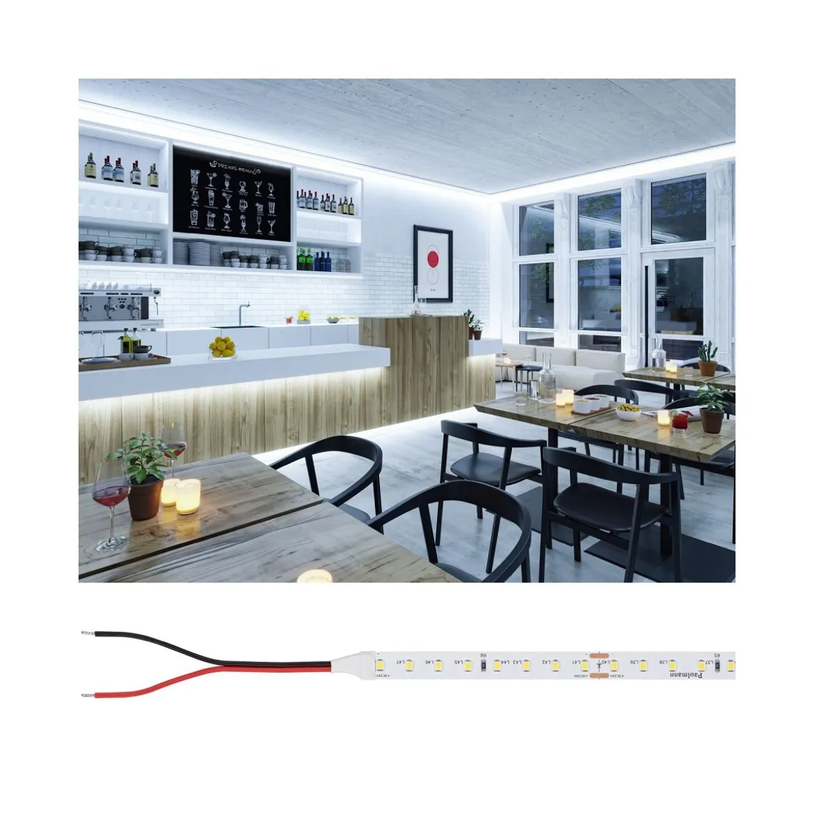 Paulmann 76019 Pro LED Strip Silver P75 865 6500K 24V 5m