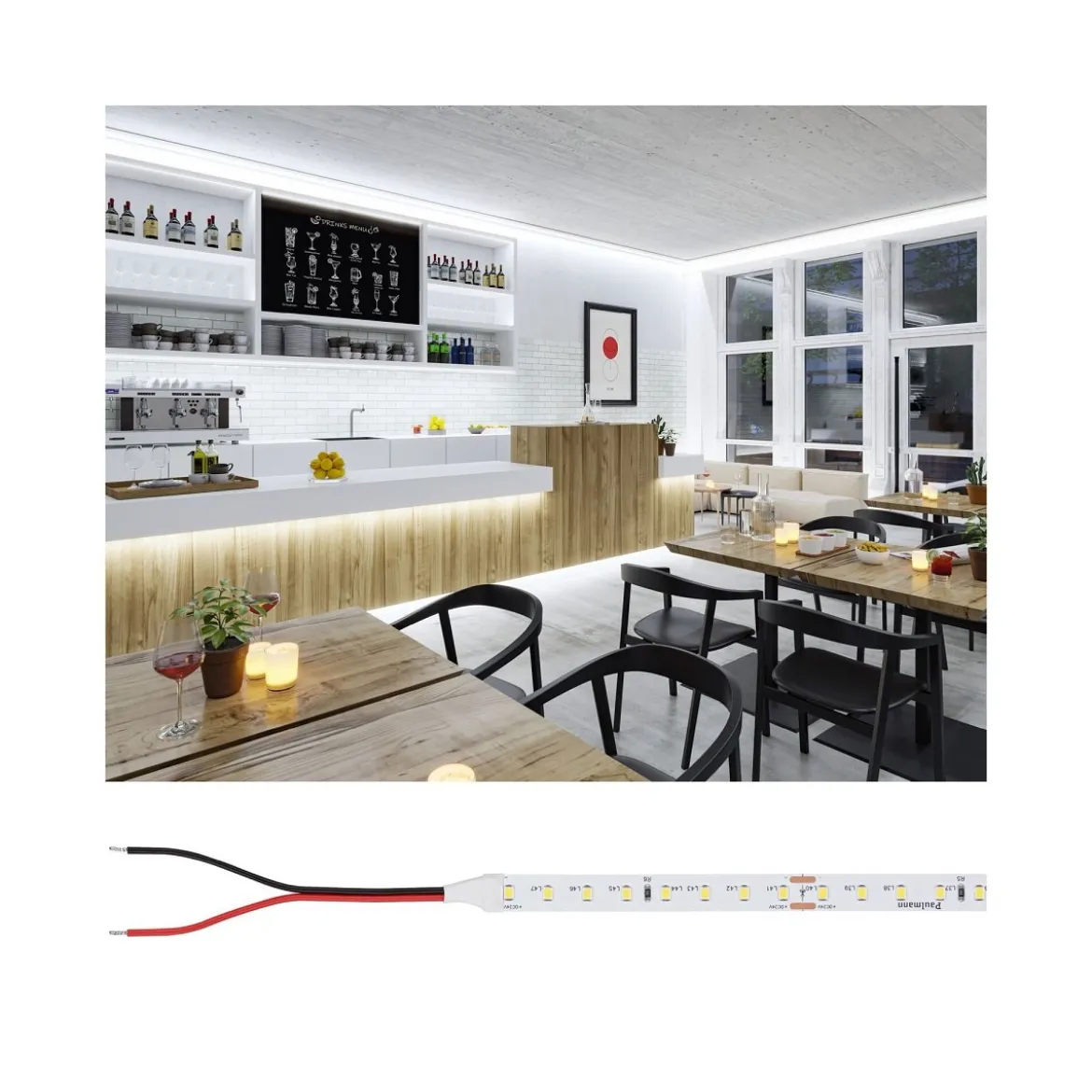 Paulmann 76027 Pro LED Strip Silver P75 840 4000K 24V 10m