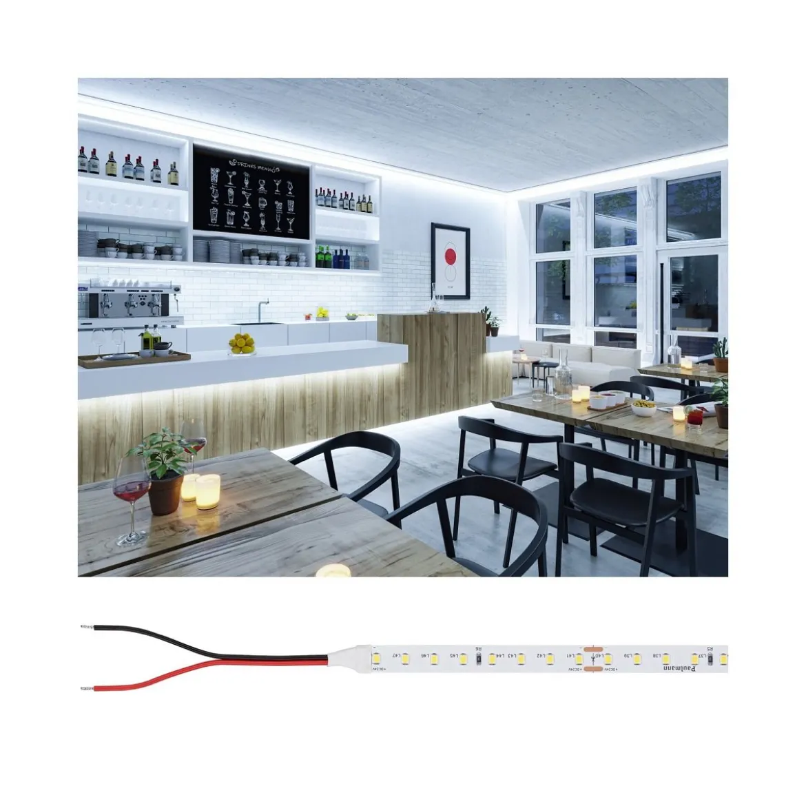 Paulmann 76028 Pro LED Strip Silver P75 865 6500K 24V 10m