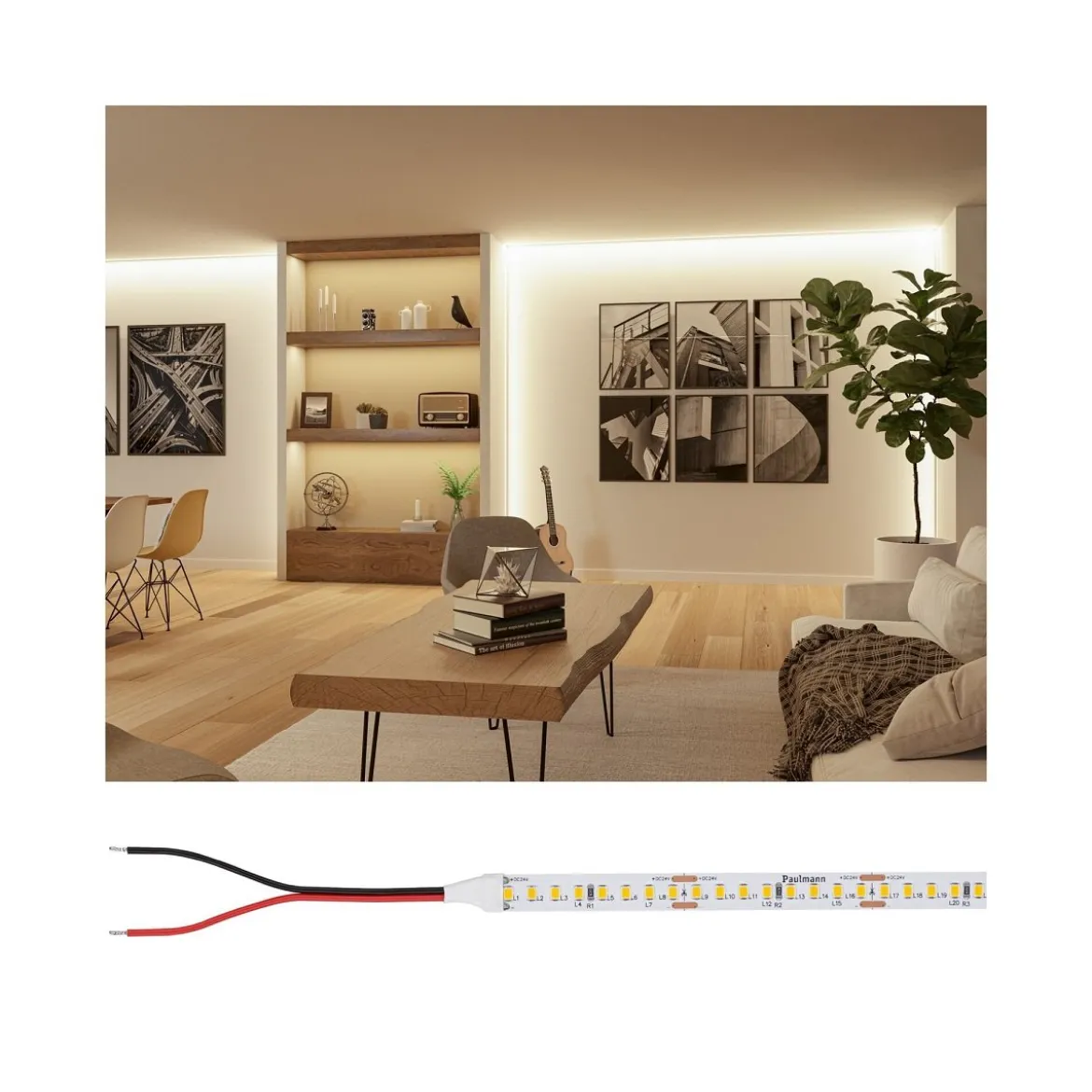 Paulmann 76022 Pro LED Strip Silver P150 830 3000K 24V 5m