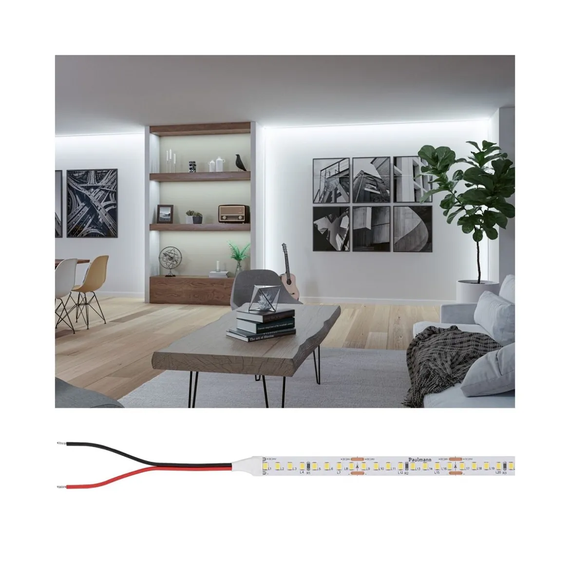 Paulmann 76024 Pro LED Strip Silver P150 865 6500K 24V 5m