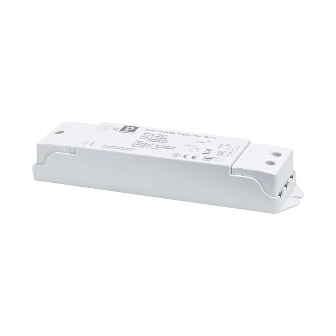 Paulmann 78470 Pro LED Strip Zubehör Controller Single Color DC 24V weiss