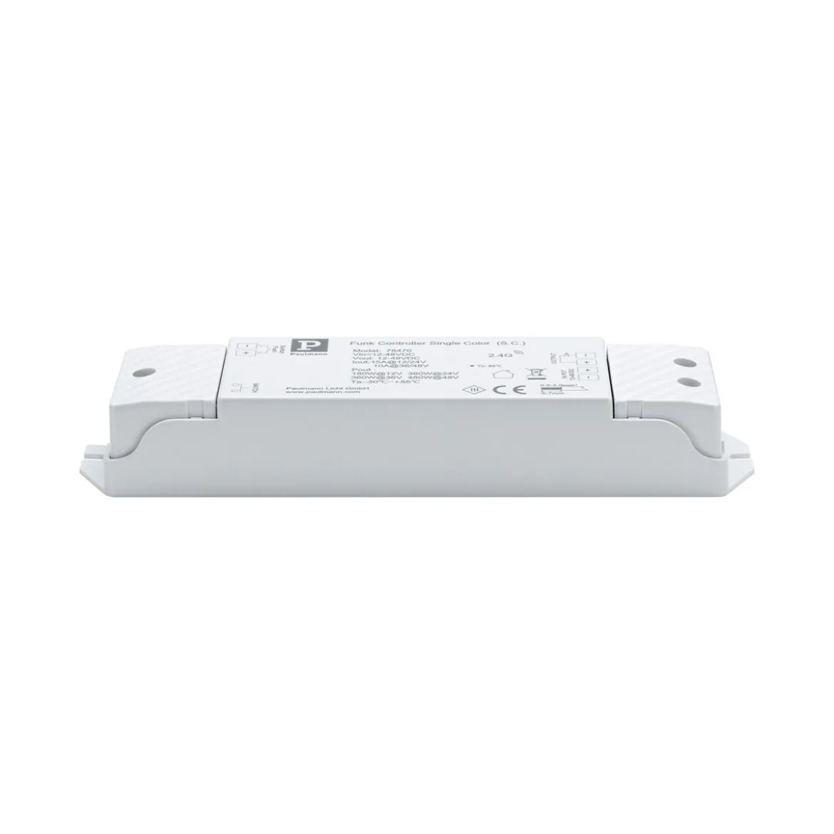 Paulmann 78470 Pro LED Strip Zubehör Controller Single Color DC 24V weiss