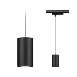 Paulmann 96602 ProRail3 LED Schienenpendel Kratos 3000K 1000lm Schwarz