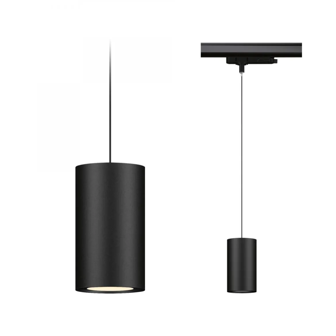 Paulmann 96602 ProRail3 LED Schienenpendel Kratos 3000K 1000lm Schwarz