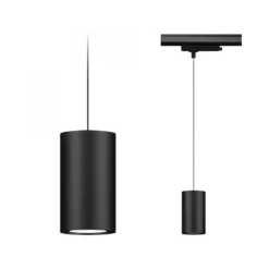 Paulmann 96617 ProRail3 LED Schienenpendel Kratos 4000K 3100lm Schwarz