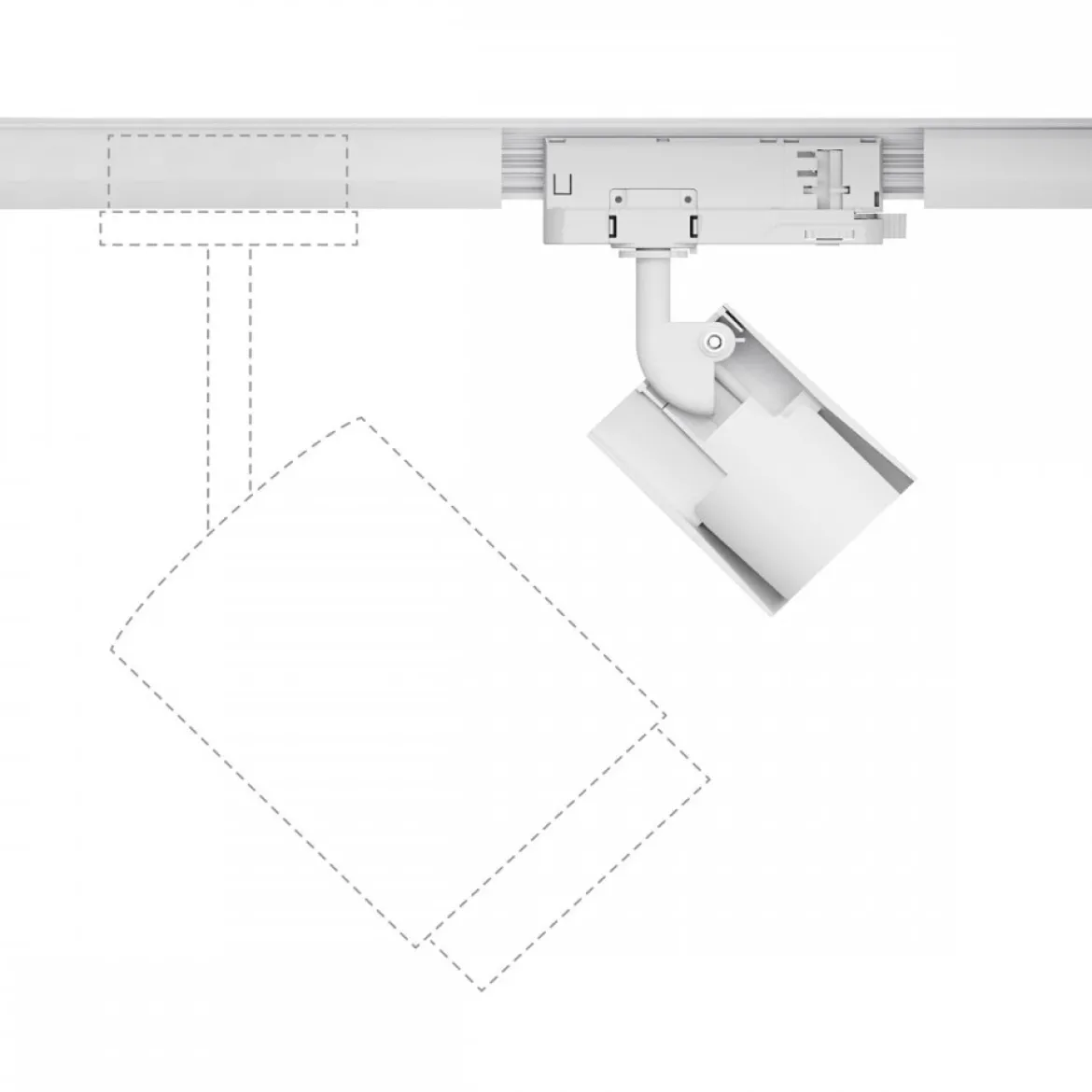 Paulmann 96559 ProRail3 LED Schienenspot Kratos weiss 3000K 36° 1000lm