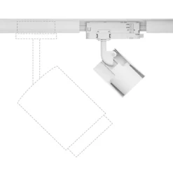 Paulmann 96568 ProRail3 LED Schienenspot Kratos weiss 4000K 50° 1050lm