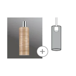 Paulmann 95613 Schienensystem Urail Schirm Vitus 2Easy 110mm Holzoptik