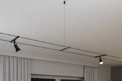 Paulmann 94599 Seilsystem Montageset Zwischenabhängung CorDuo schwarz 1m