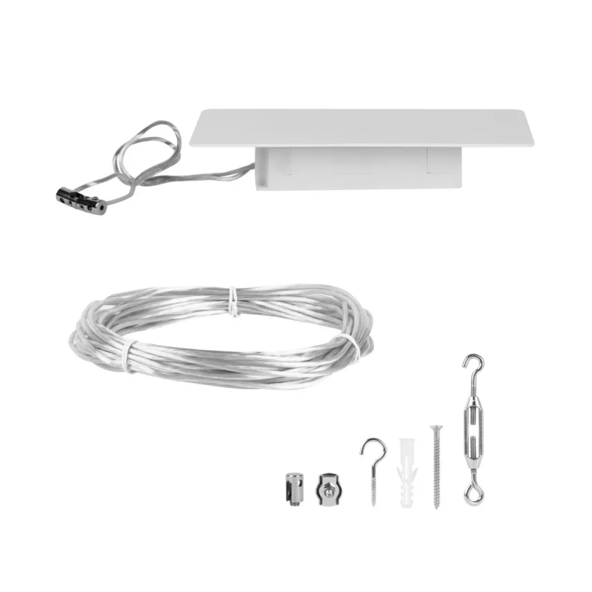 Paulmann 94455 Seilsystem Simple Basisset 3 Spots GU5,3 max. 3x5W Chrom