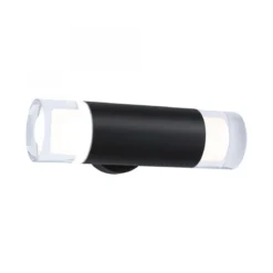 Paulmann 79560 Selection Bathroom LED Wandleuchte Kame 2-flammig 3000K Schwarz IP44