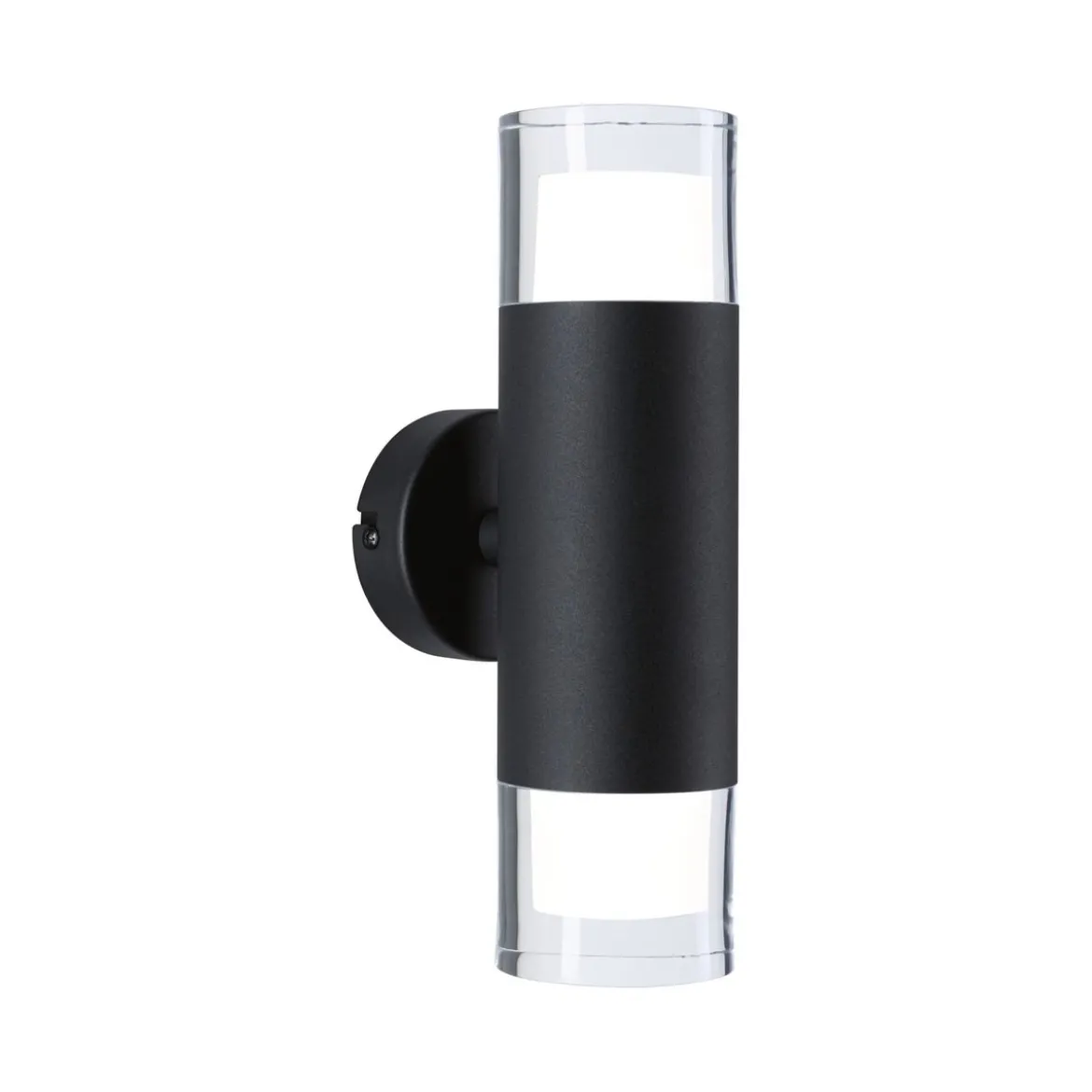 Paulmann 79560 Selection Bathroom LED Wandleuchte Kame 2-flammig 3000K Schwarz IP44