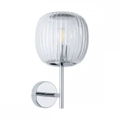 Paulmann 71140 Selection Bathroom Wandleuchte Ruya Klarglas Chrom E14 IP44