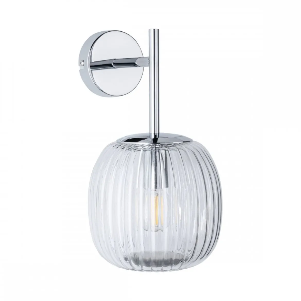 Paulmann 71140 Selection Bathroom Wandleuchte Ruya Klarglas Chrom E14 IP44
