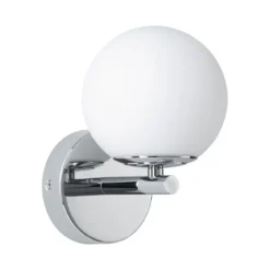 Paulmann 71067 Selection Bathroom LED Wandleuchte Gove 12cm Chrom Satin 3000K IP44
