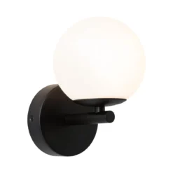 Paulmann 71074 Selection Bathroom LED Wandleuchte Gove 12cm Schwarz Satin 3000K IP44