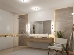 Paulmann 71062 Selection Bathroom Deckenleuchte Gove Chrom Satin 3-flammig G9 IP44
